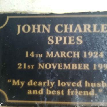 SPIES John Charles 1924-1994