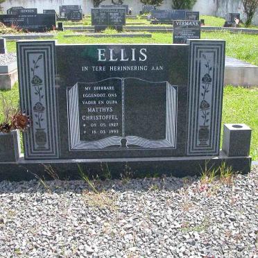 ELLIS Matthys Christoffel 1927-1993
