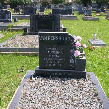 RENSBURG Jacomina Maria, van nee VAN HUYSSTEEN 1902-1990