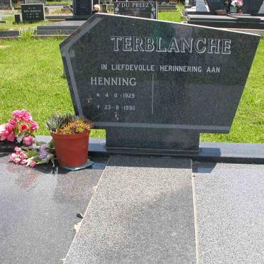 TERBLANCHE Henning 1929-1990