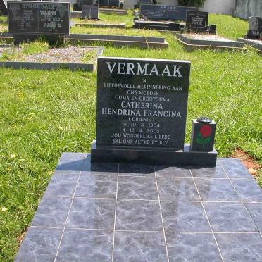 VERMAAK Catherina Hendrina Francina 1904-2005