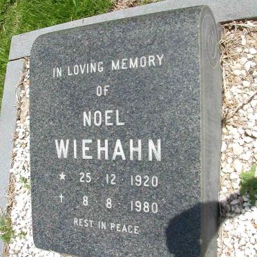 WIEHAHN Noel 1920-1980