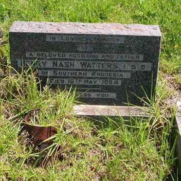 WATTERS Henry Nash  -1964