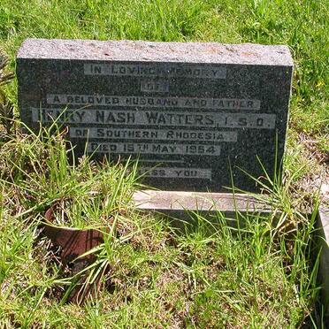 WATTERS Henry Nash  -1964