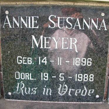 MEYER Annie Susanna 1896-1988
