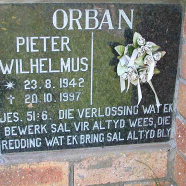 ORBAN Pieter Wilhelmus 1942-1997