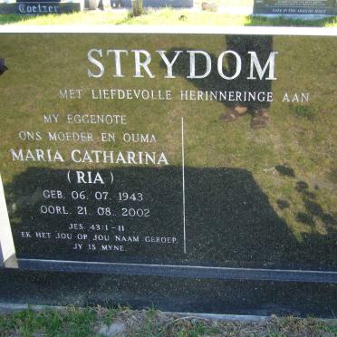 STRYDOM Maria Catharina 1943-2002