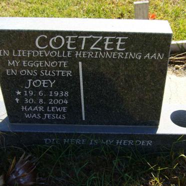 COETZEE Joey 1938-2004