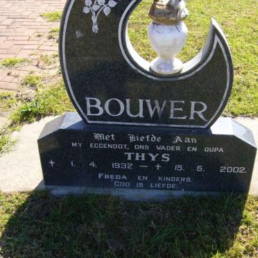 BOUWER Thys 1932-2002