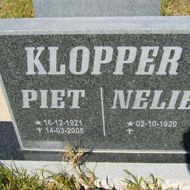 KLOPPER Piet 1921-2005 &amp; Nelie 1920-