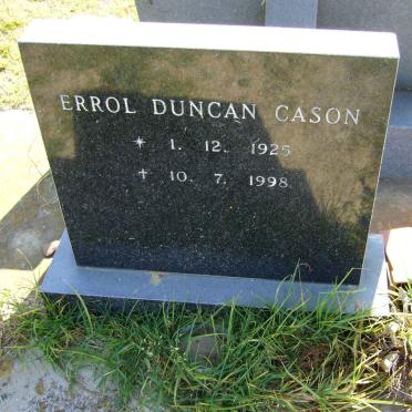 CASON Errol Duncan 1925-1998