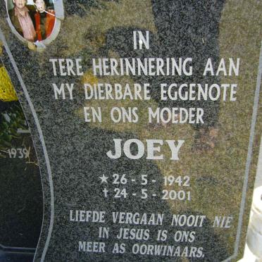 NIEKERK Joey, van 1942-2001