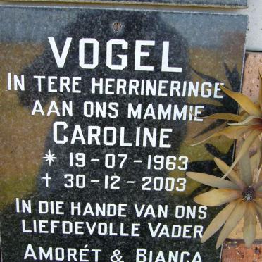 VOGEL Caroline 1963-2003