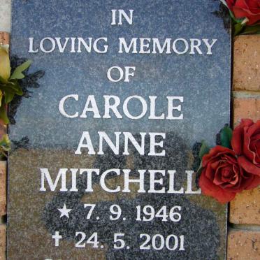 MITCHELL Carole Anne 1946-2001