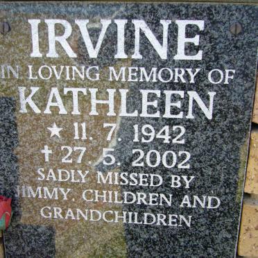 IRVINE Kathleen 1942-2002