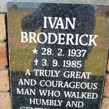 BRODERICK Ivan 1937-1985