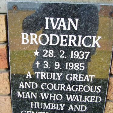 BRODERICK Ivan 1937-1985
