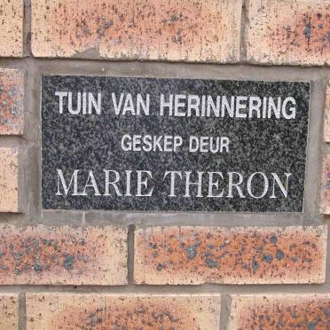 3. Tuin van herinnering geskep deur Marie Theron