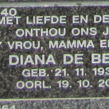 BEER Diana, de 1932-2013