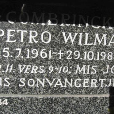 COMBRINCK Petro Wilma 1961-1989