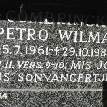 COMBRINCK Petro Wilma 1961-1989