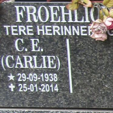 FROEHLICH C.E. 1938-2014