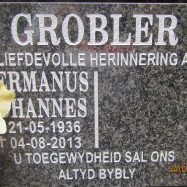 GROBLER Hermanus Johannes 1936-2013