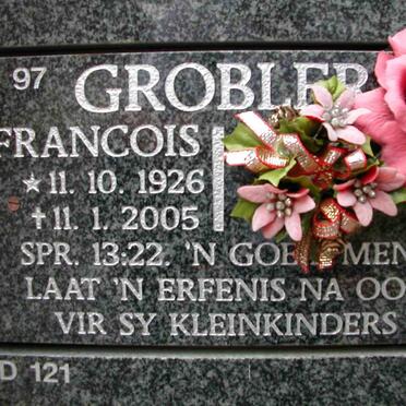 GROBLER Francois 1926-2005