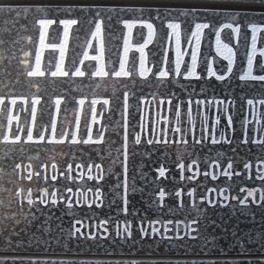 HARMSE Johannes Petrus 1939-2009 &amp; Nellie 1940-2008