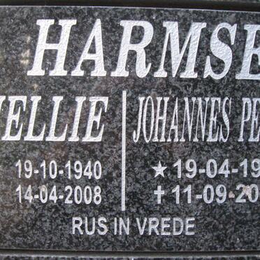 HARMSE Johannes Petrus 1939-2009 &amp; Nellie 1940-2008