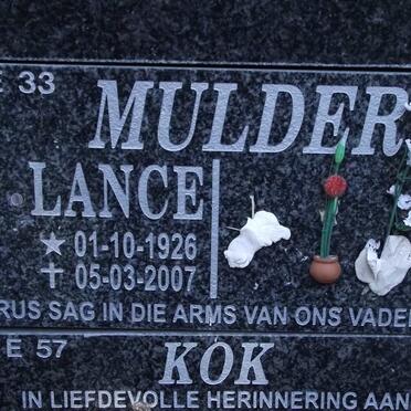 MULDER Lance 1926-2007