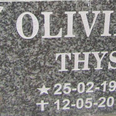OLIVIER Thys 1932-2013
