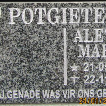 POTGIETER Aletta Maria 1929-2012