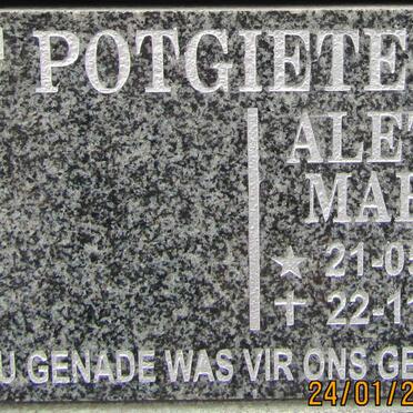 POTGIETER Aletta Maria 1929-2012