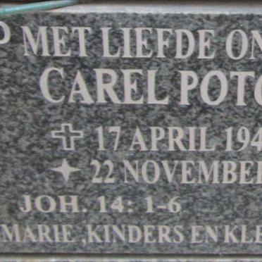 POTGIETER Carel 1945-2015