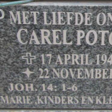 POTGIETER Carel 1945-2015