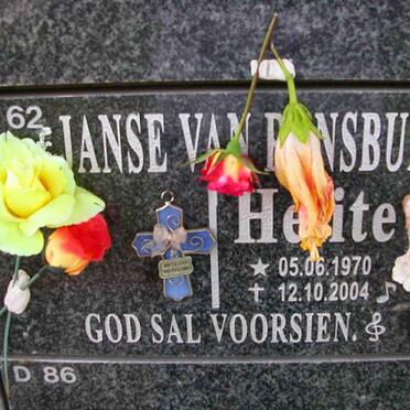 RENSBURG Heite, Janse van 1970-2004