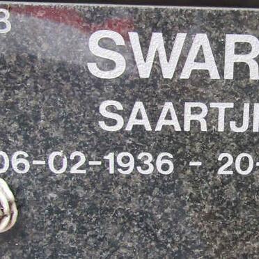 SWART Saartjie 1936-2016