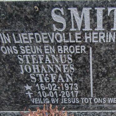 SMIT Stephanus Johannes 1973-2017