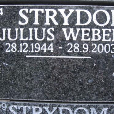 STRYDOM Julius Weber 1944-2003