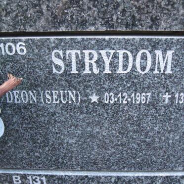 STRYDOM Deon 1967-2010