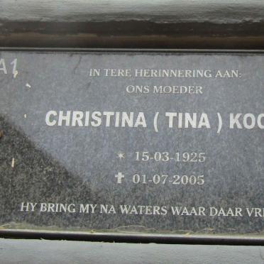KOCH Christina 1925-2005