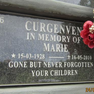 CURGENVEN Marie 1928-2010