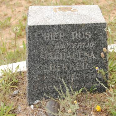 BEKKER Magdalena -19?