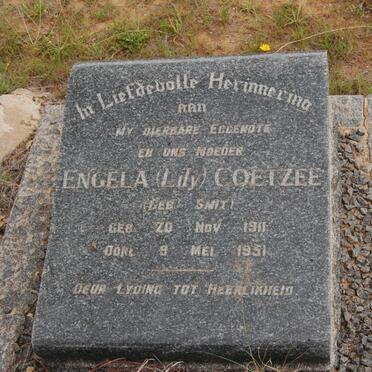 COETZEE Engela nee SMIT 1911-1951
