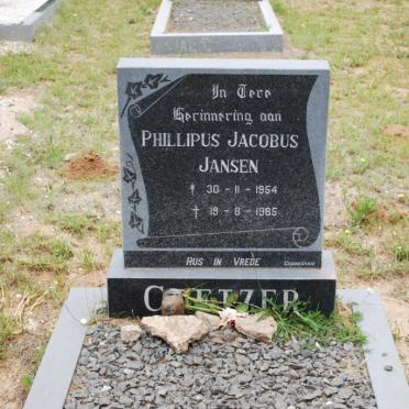 COETZER Phillipus Jacobus Jansen 1954-1985