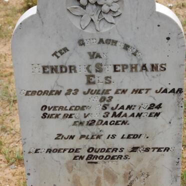 ELS Hendrik Stephans 1903-1924