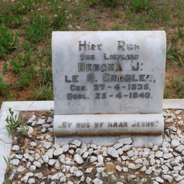 GROBLER Debora J. Le R. 1935-1940