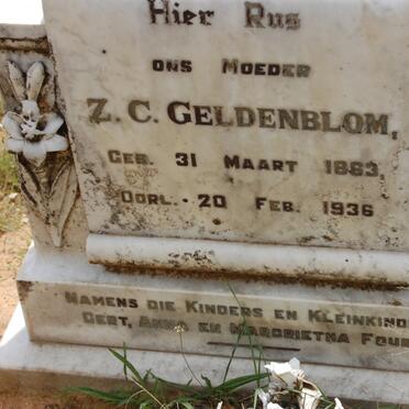 GELDENBLOM Z.C. 1883-1936