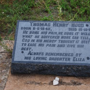 HOOD Thomas Henry 1842-1905